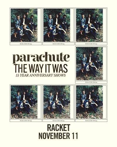 Parachute 2026 live concert poster